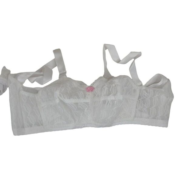 Ardyss Angel Bra White Size 30EE NEW Lot of 2 Wireless Comfort 4 Hooks - Picture 1 of 6